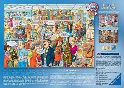 Ravensburger - Best of British - The Charity Shop - 1000 Piece Jigsaw Puzzle