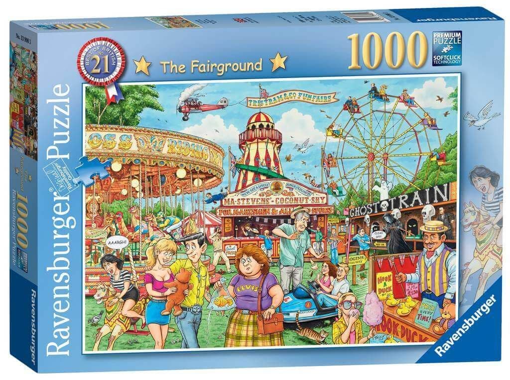 Ravensburger - Best of British - The Fairground - 1000 Piece Jigsaw Puzzle