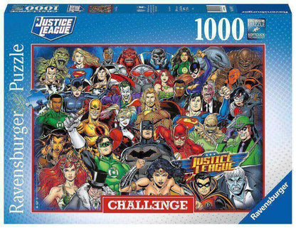 Ravensburger - Challenge - DC Comics - Justice League - 1000 Piece Jigsaw Puzzle