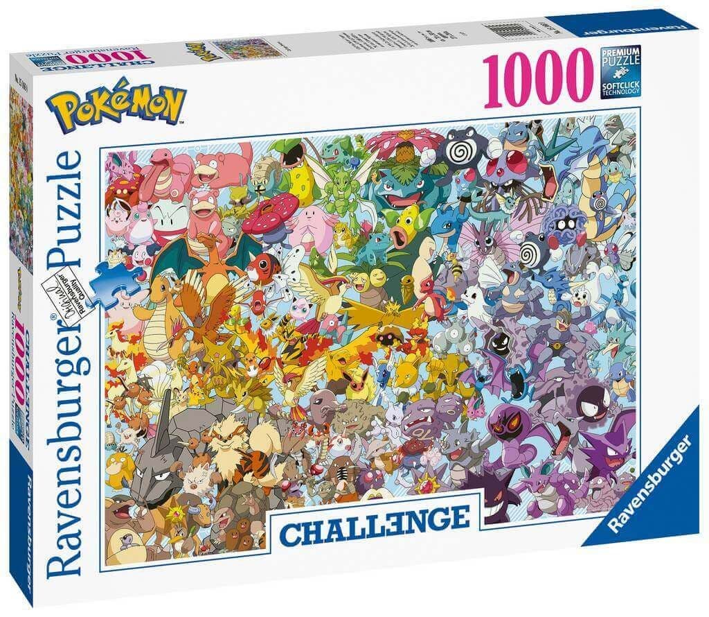 Ravensburger - Challenge - Pokemon - 1000 Piece Jigsaw Puzzle
