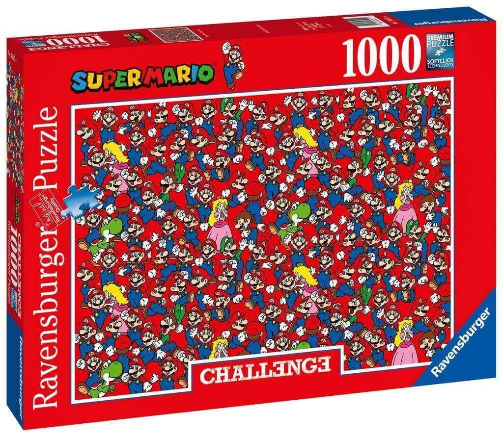 Ravensburger - Challenge - Super Mario - 1000 Piece Jigsaw Puzzle
