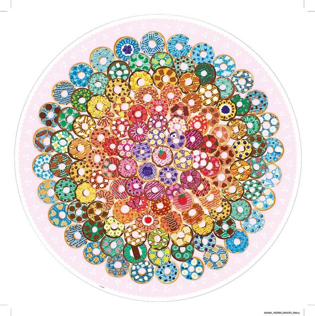 Ravensburger - Circle of Colours - Doughnuts - 500 Piece Jigsaw Puzzle