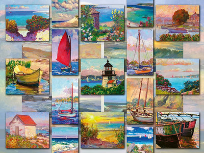 Ravensburger - Coastal Collage, 1500 Piece Jigsaw Puzzle