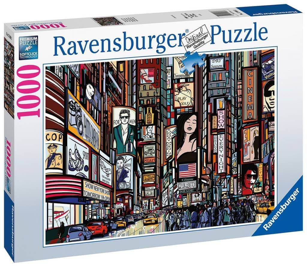 Ravensburger - Colourful New York - 1000 Piece Jigsaw Puzzle - The