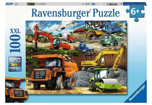 Ravensburger - Construction Vehicles 100XXL Piece Jigsaw Puzzle