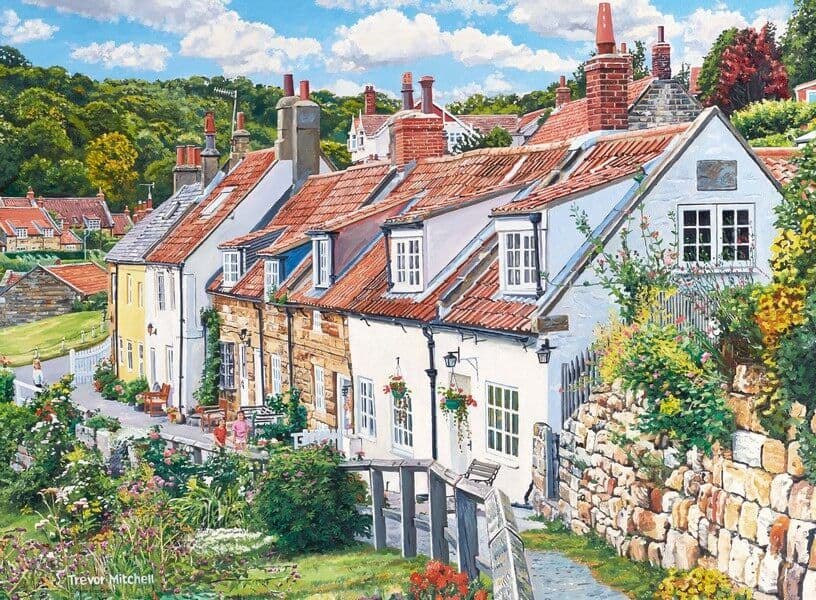 Ravensburger - Cosy Cottages - North Yorkshire - 2 x 500 Piece Jigsaw Puzzle