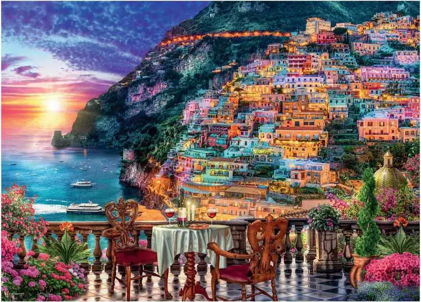 Ravensburger - Dinner in Positano - 1000 Piece Jigsaw Puzzle