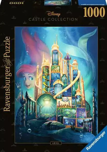 Ravensburger - Disney Ariel Castle - 1000 Piece Jigsaw Puzzle