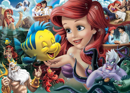 Ravensburger - Disney Princess Heroines No 3 - The Little Mermaid - 1000 Piece Jigsaw Puzzle