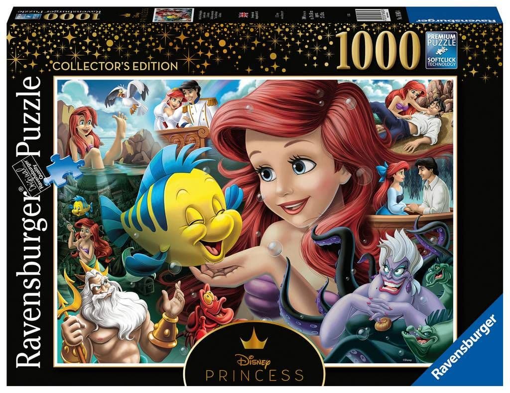 Ravensburger - Disney Princess Heroines No 3 - The Little Mermaid - 1000 Piece Jigsaw Puzzle