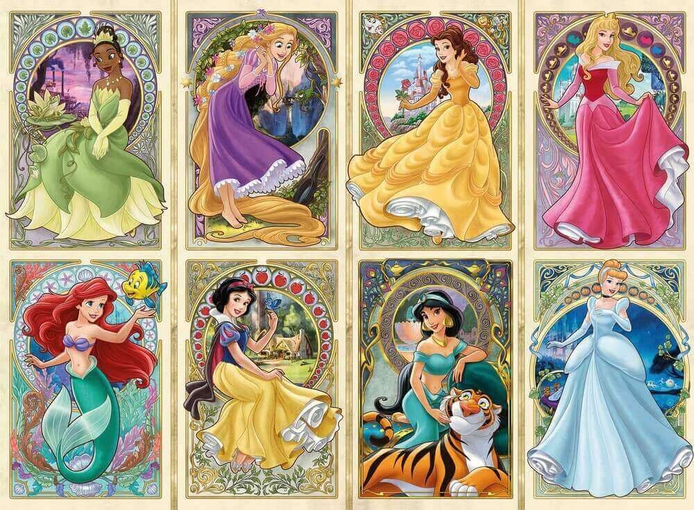 Ravensburger - Disney Princesses - Art Nouveau - 1000 Piece Jigsaw Puzzle