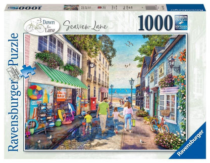 Ravensburger - Down The Lane No 3 - Seaview Lane - 1000 Piece Jigsaw Puzzle