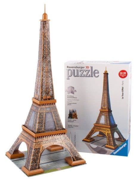 Puzzle 3d Tour Eiffel - Ravensburger - Monument 216 Pieces - Sans