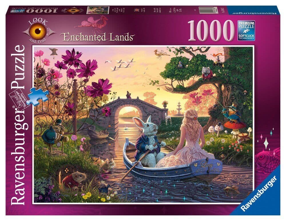Ravensburger - Enchanted Lands Look & Find No 1 - 1000 Piece Jigsaw Puzzle