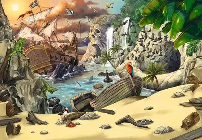 Ravensburger - Escape Puzzle Kids 368 Piece Jigsaw Puzzle - Pirate's Peril