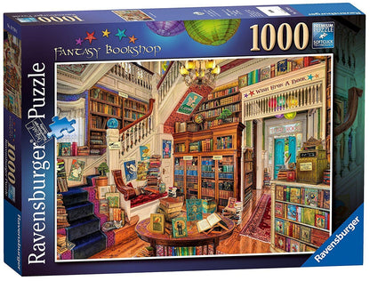 Ravensburger - Fantasy Bookshop - 1000 Piece Jigsaw Puzzle