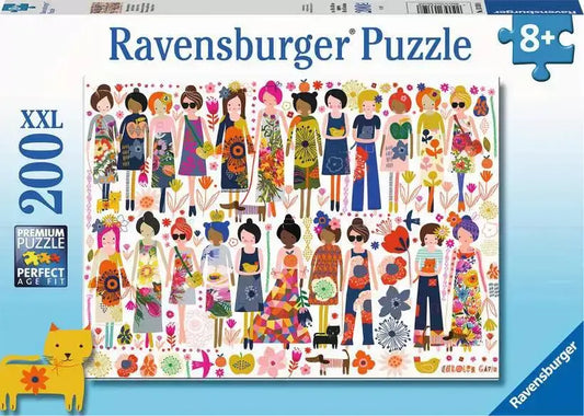 Ravensburger - Flowers and Friends - 200XXL Piece Jigsaw Puzzle
