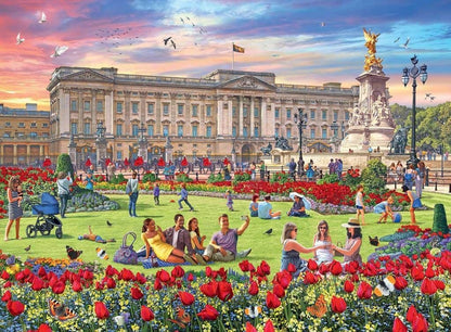 Ravensburger - Happy Days No 5 Royal Residences - 4 x 500 Piece Jigsaw Puzzle