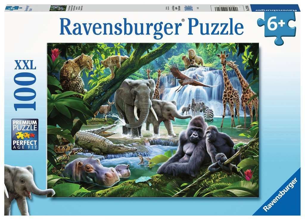 Ravensburger - Jungle Families 100XXL Piece Jigsaw Puzzle