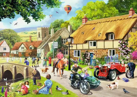 Ravensburger - Leisure Days No 1 Summer Village - 1000 Piece Jigsaw Puzzle