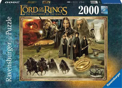 Ravensburger - Lord of the Rings, The Fellowship of the Ring - 2000 Piece Jigsaw Puzzle