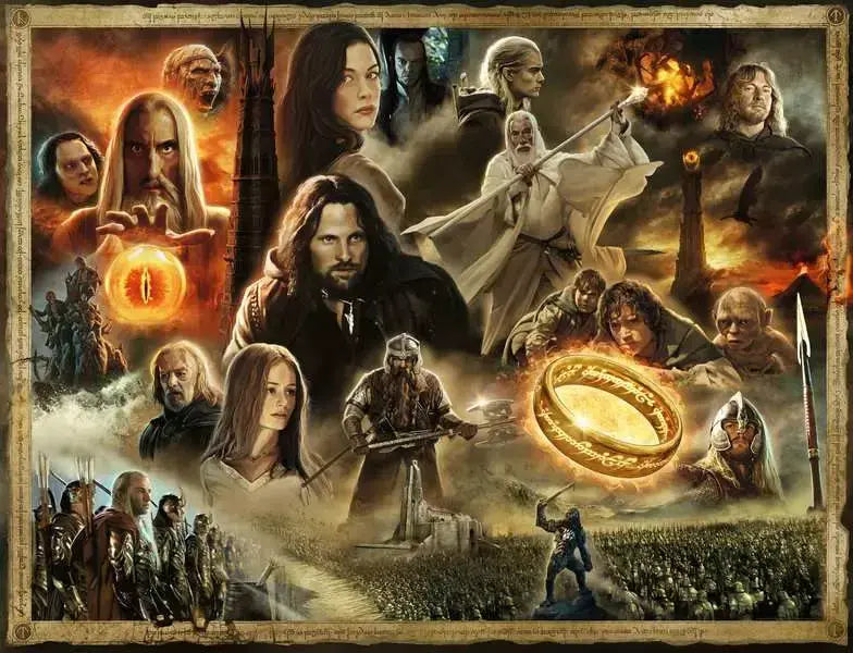 Ravensburger Puzzle – Lord of the Rings: Fellowship of the Ring (2000  pieces) | Across the Board Game Cafe