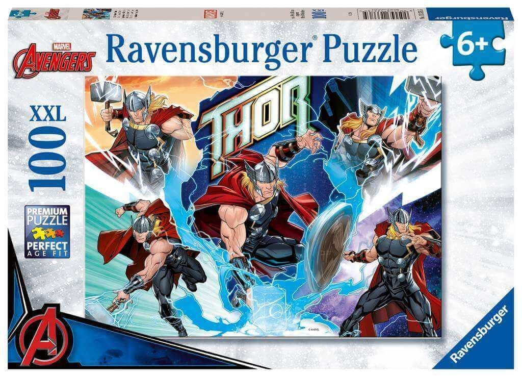 Ravensburger - Marvel Hero Thor - 100XXL Piece Jigsaw Puzzle