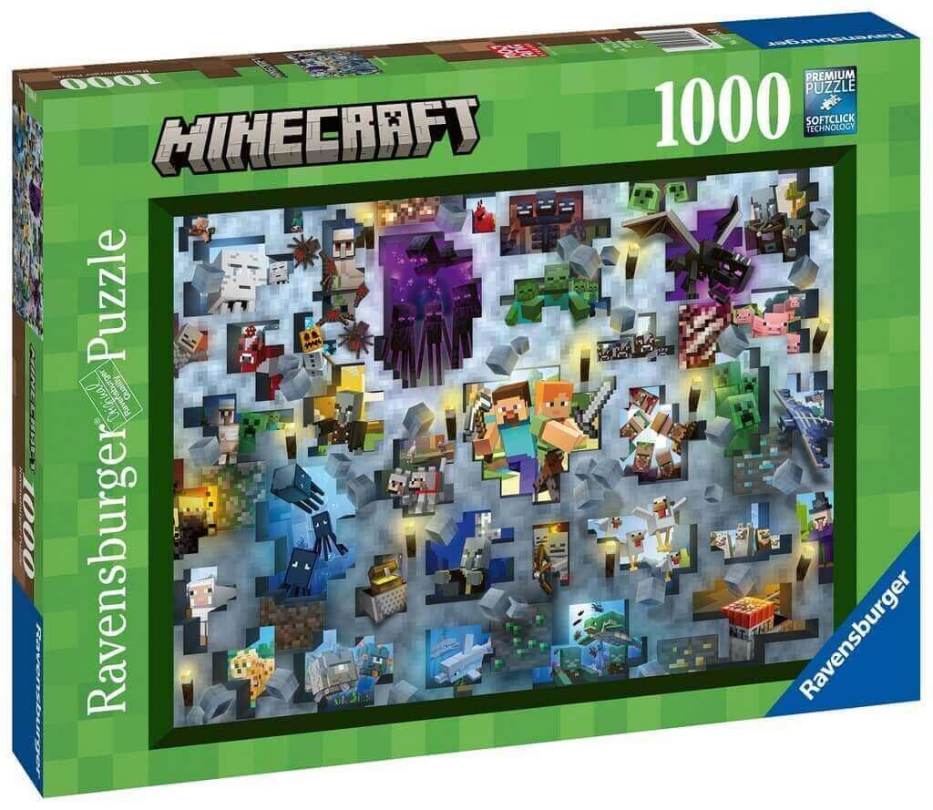 Ravensburger - Minecraft Mobs - 1000 Piece Jigsaw Puzzle