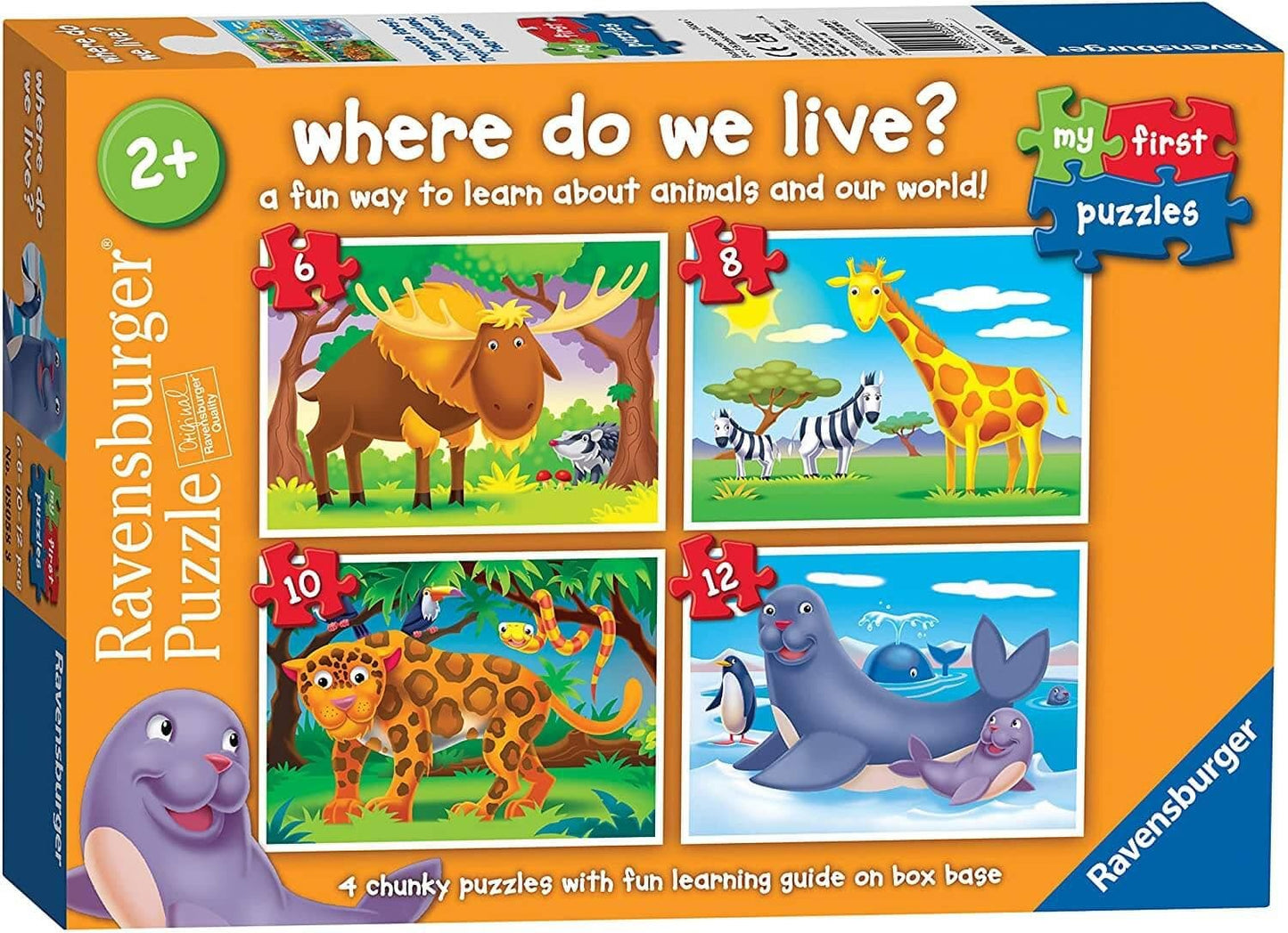 Ravensburger - My First Puzzle - Where Do we Live? Jigsaw Puzzle