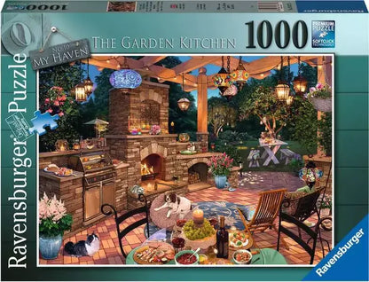 Ravensburger - My Haven No 10 - The Garden Kitchen - 1000 Piece Jigsaw Puzzle