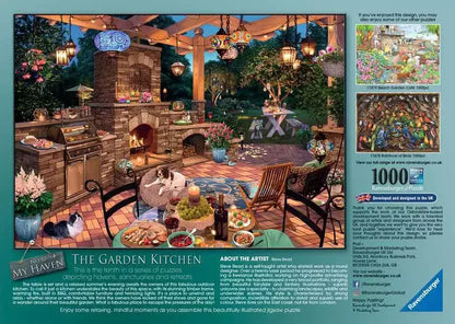 Ravensburger - My Haven No 10 - The Garden Kitchen - 1000 Piece Jigsaw Puzzle