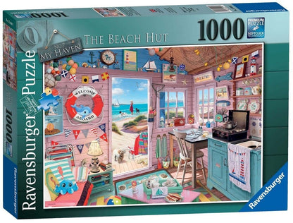 Ravensburger - My Haven No 7 - The Beach Hut - 1000 Piece Jigsaw Puzzle