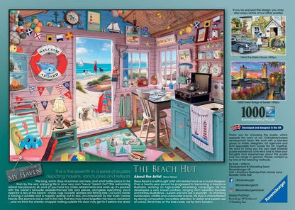 Ravensburger - My Haven No 7 - The Beach Hut - 1000 Piece Jigsaw Puzzle