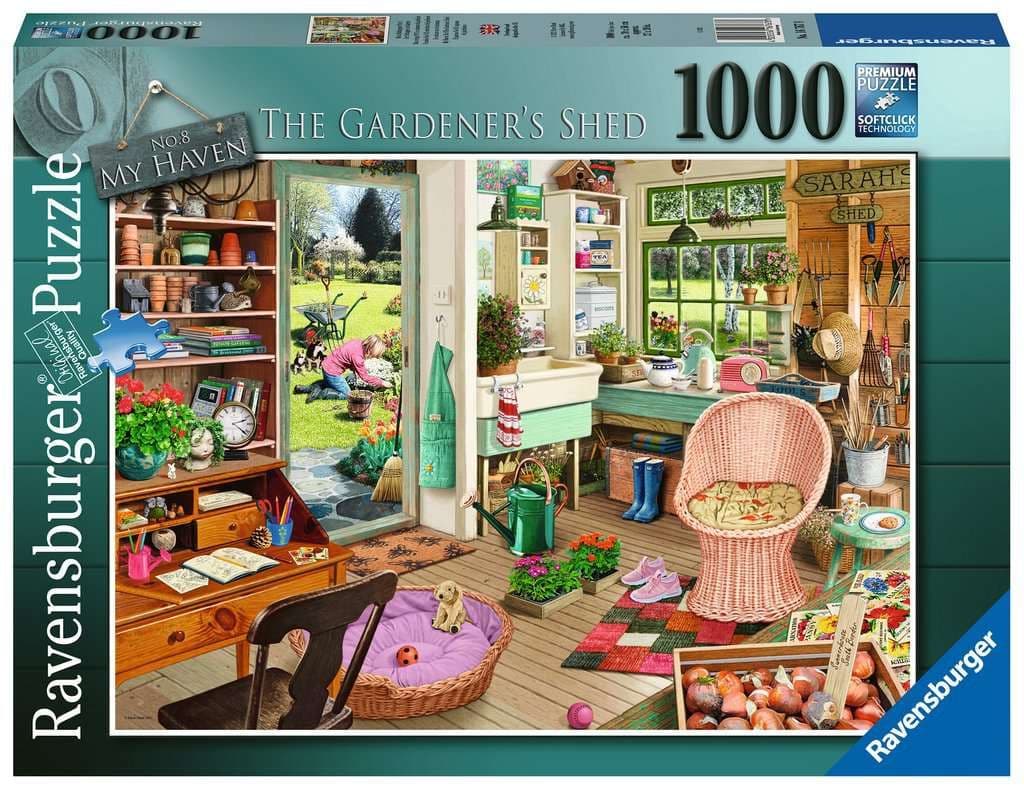 Ravensburger - My Haven No 8 - The Garden Shed 1000 Piece Jigsaw Puzzle