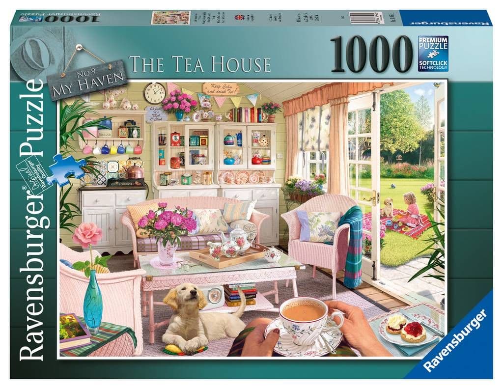 Ravensburger - My Haven No.9 - The Tea House, 1000 Piece Jigsaw Puzzle