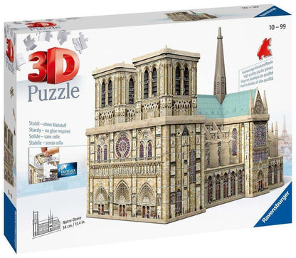 Ravensburger - Notre Dame 3D Puzzle - 324 Piece Jigsaw Puzzle