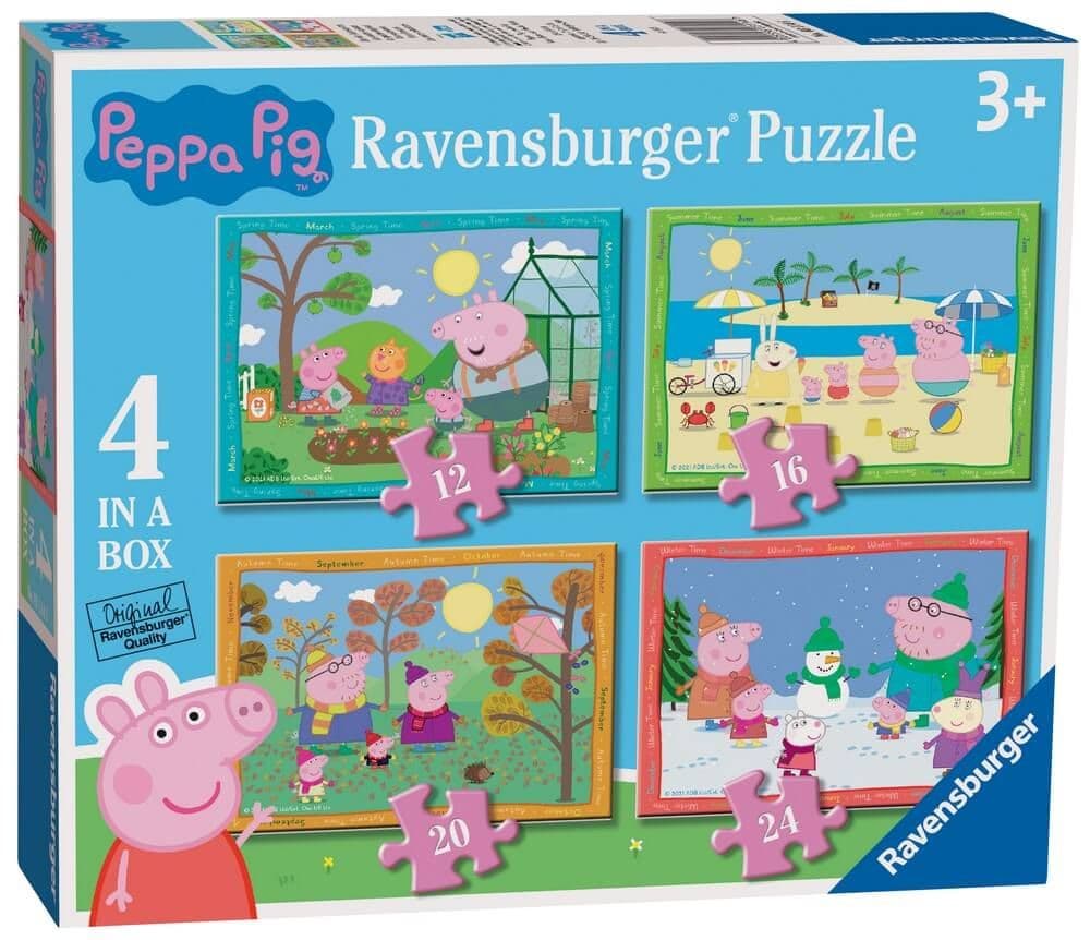 Ravensburger - Peppa Pig Four Seasons 4 in a Box Jigsaw Puzzle