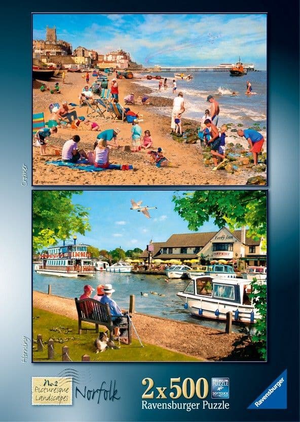 Ravensburger - Picturesque Norfolk 2 x 500 Piece Jigsaw Puzzle