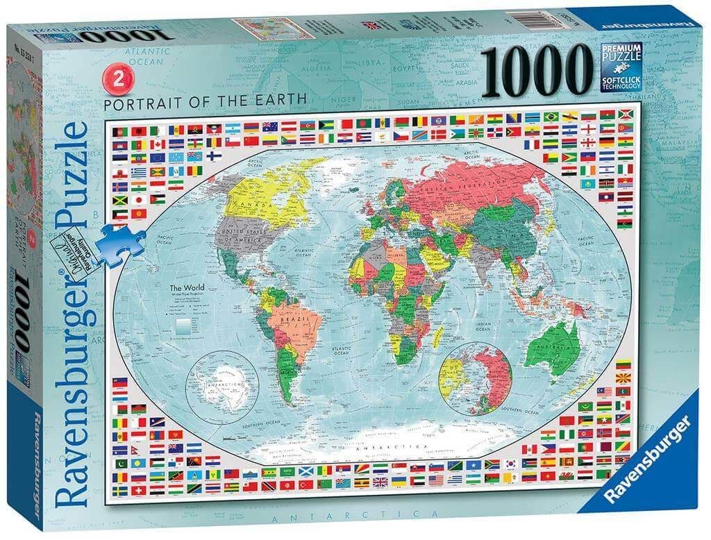 Ravensburger Map of The World 100 Piece Jigsaw Puzzle for Kids Age 6 Years  Up