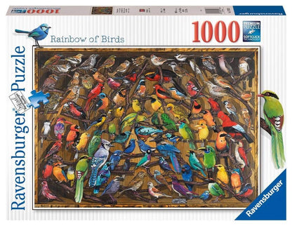 Ravensburger - Rainbow of Birds - 1000 Piece Jigsaw Puzzle