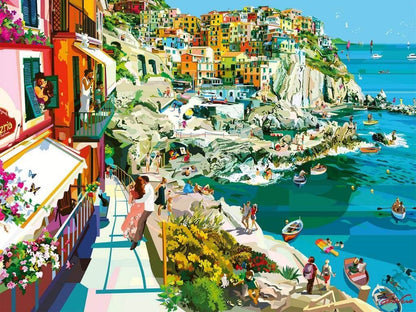 Ravensburger - Romance in Cinque Terre - 1500 Piece Jigsaw Puzzle