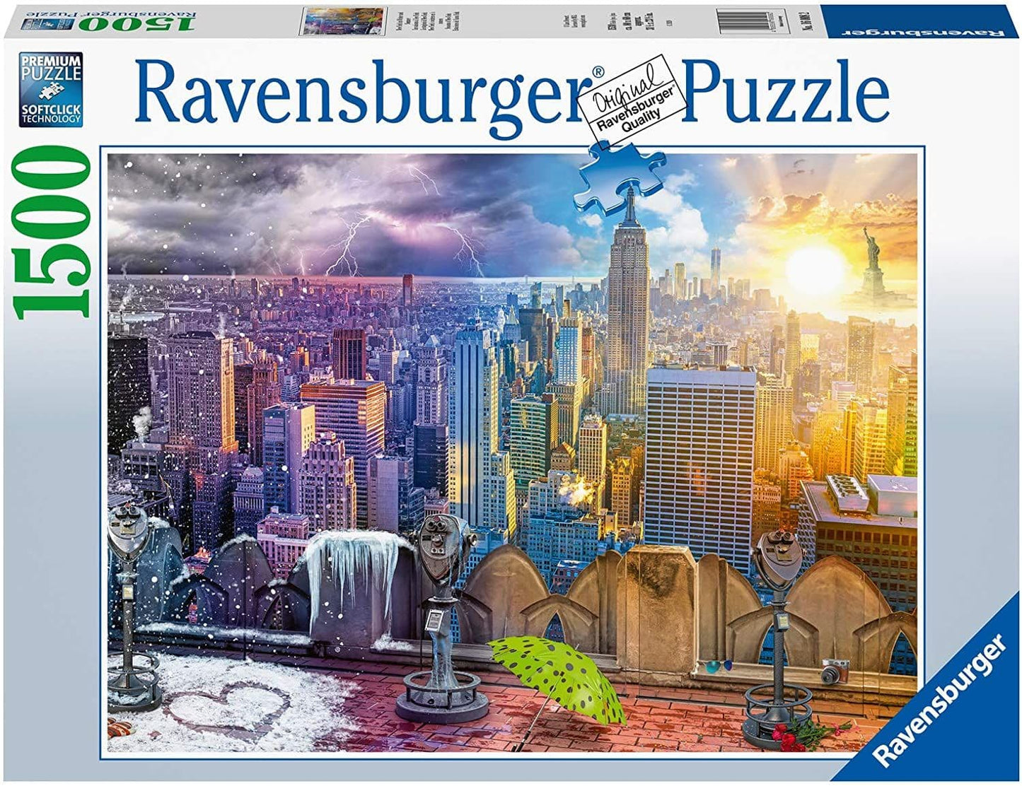 Ravensburger - Seasons of New York - 1500 Piece Jigsaw Puzzle