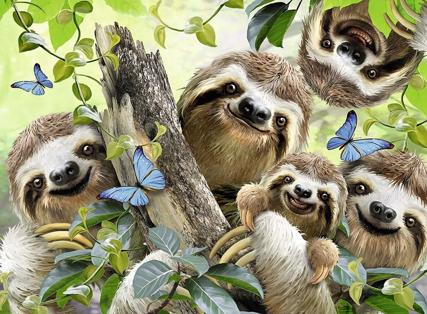 Ravensburger - Sloth Selfie - 500 Piece Jigsaw Puzzle