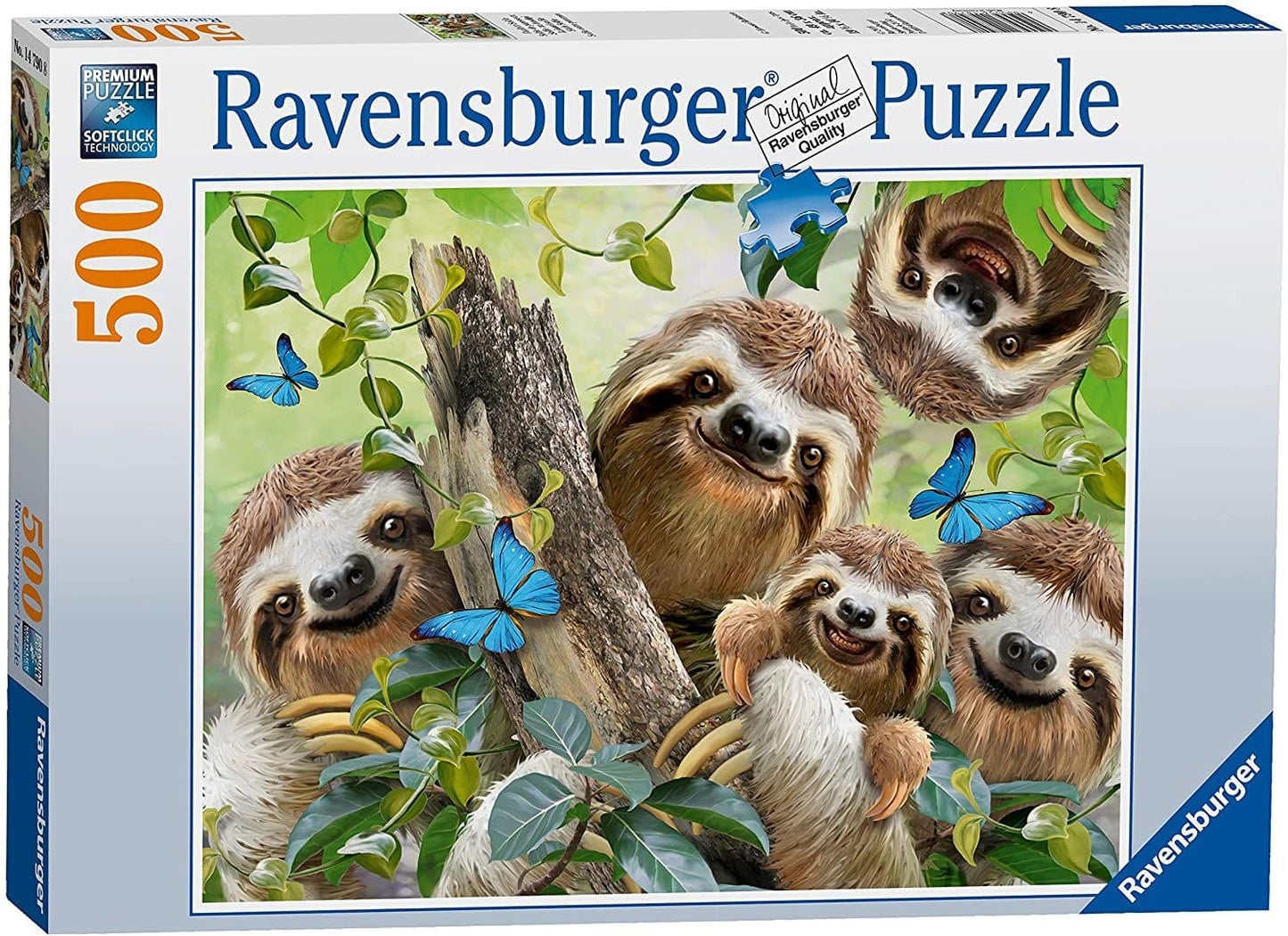 Ravensburger - Sloth Selfie - 500 Piece Jigsaw Puzzle