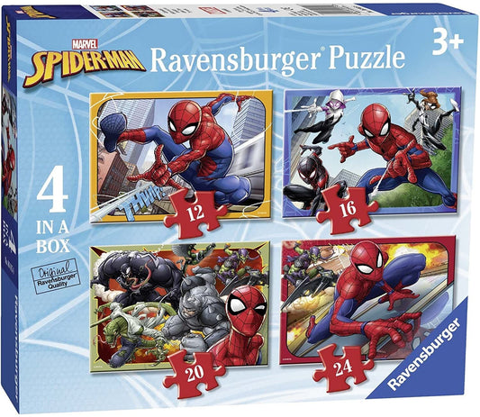 Ravensburger - Spiderman 4 in a Box Jigsaw Puzzle