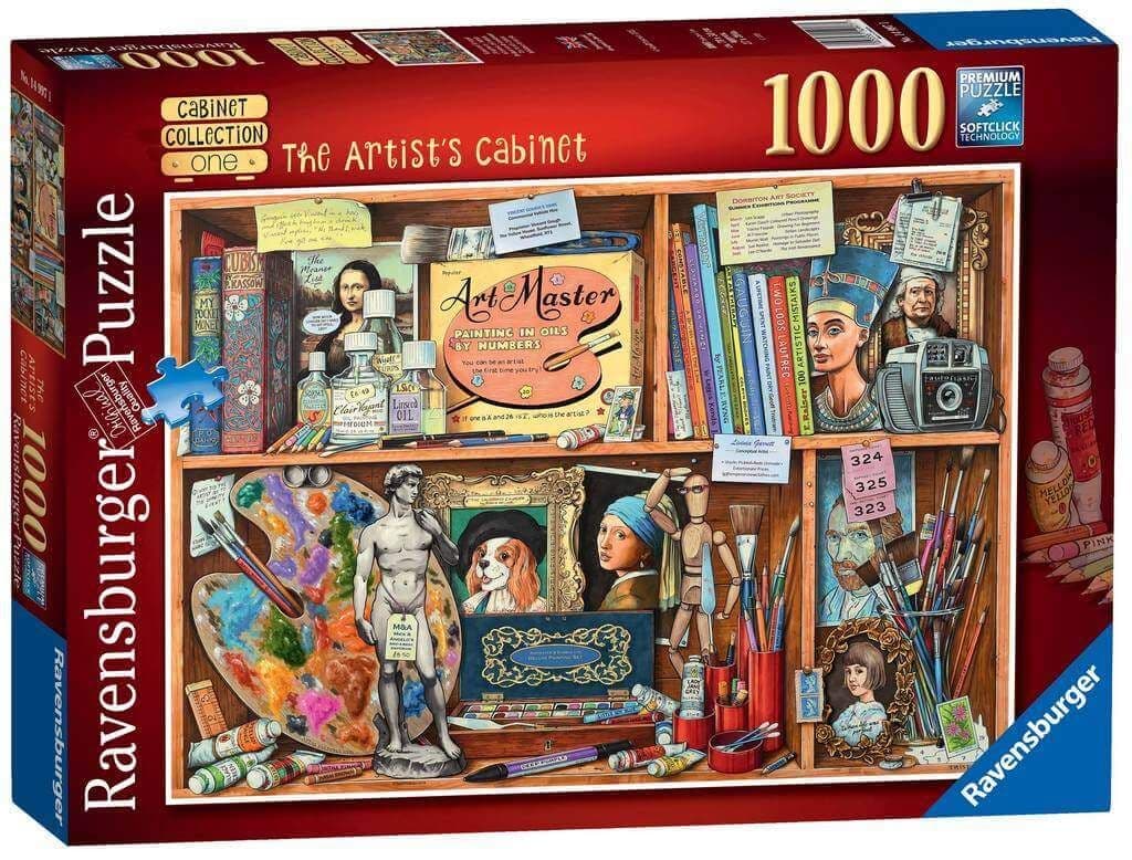 Ravensburger - The Cabinet Collection - Artist's Cabinet - 1000 Piece Jigsaw Puzzle
