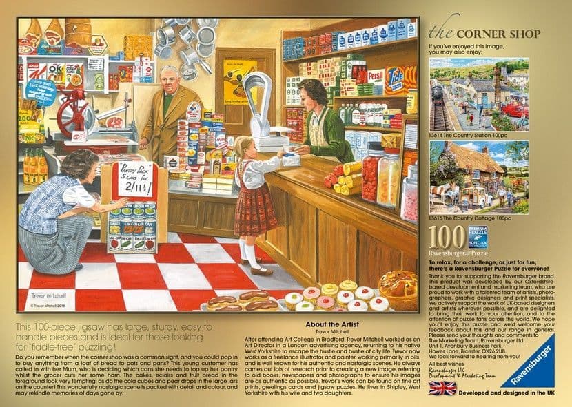 Ravensburger - The Corner Shop - 100XXL Piece Jigsaw Puzzle
