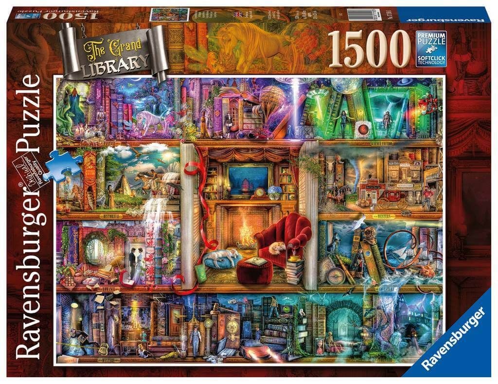 Ravensburger - The Grand Library - Aimee Stewart - 1500 Piece Jigsaw Puzzle
