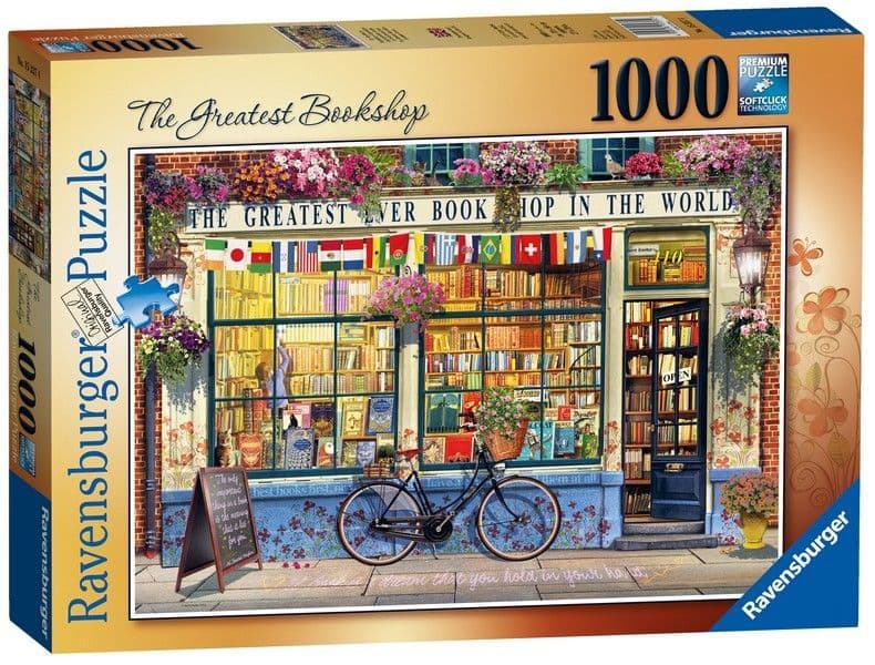 Ravensburger - The Greatest Bookshop - 1000 Piece Jigsaw Puzzle