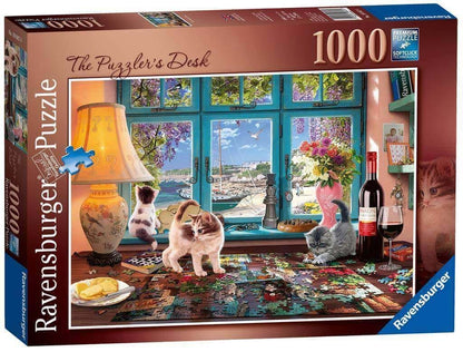 Ravensburger - The Puzzler's Desk - 1000 Piece Jigsaw Puzzle